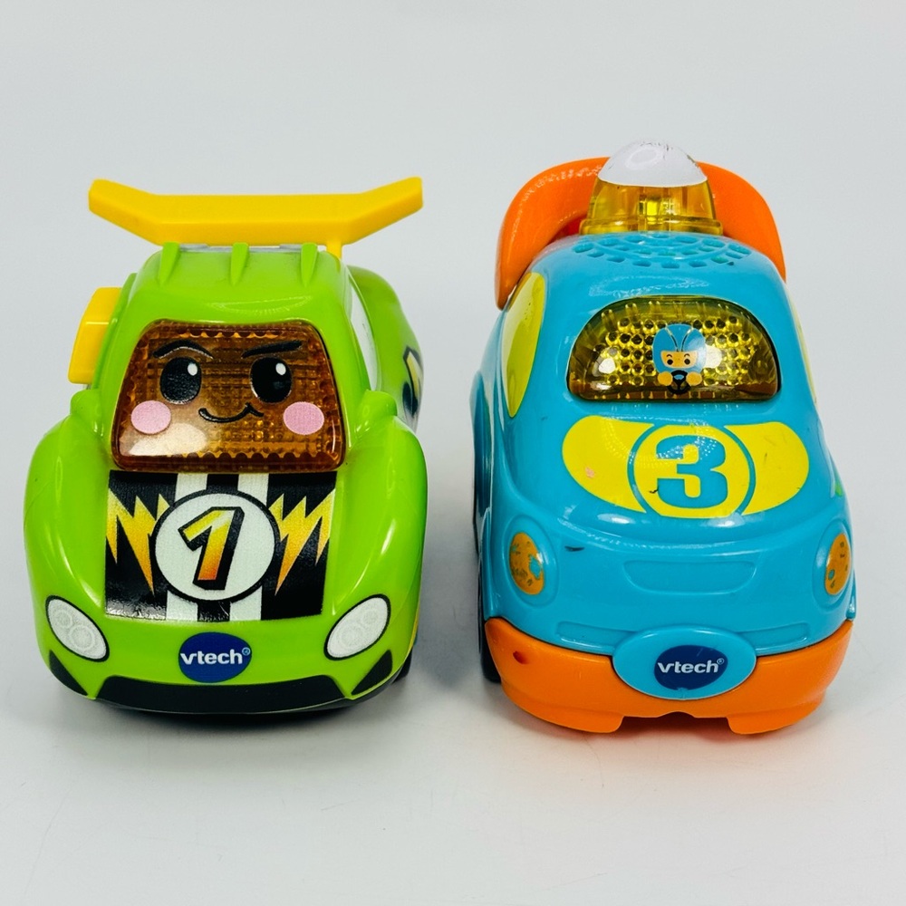 Vtech Go Go Smart Wheels Race Cars X 2 READ DETAILS!